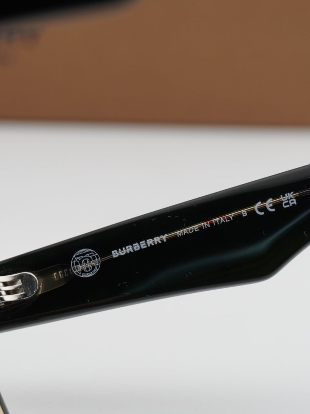 Burberry BE2411 4121 Rectangle Eyeglasses 53mm - Black on Vintage Check - Picture 4 of 11